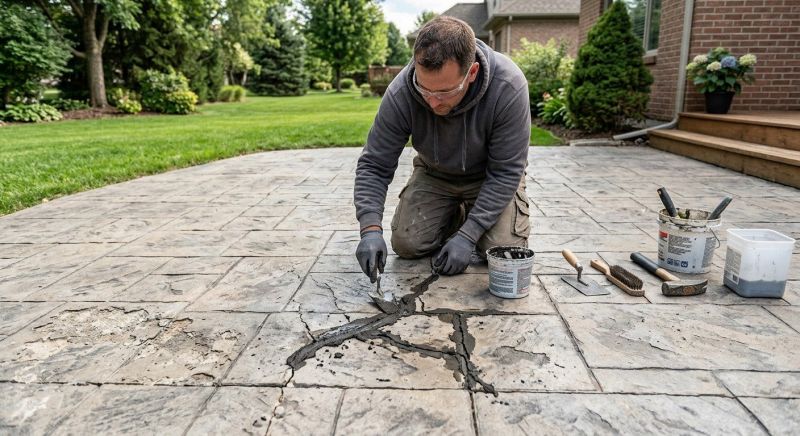 Decorative Concrete Repair in Loveland, CO