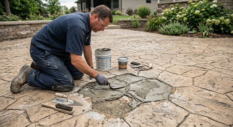 Decorative Concrete Repair in Silver Spring, MD