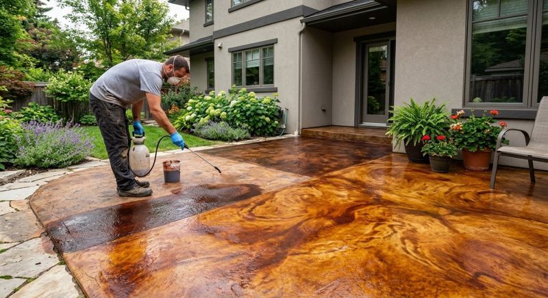 Interior Concrete Staining in Corpus Christi, TX